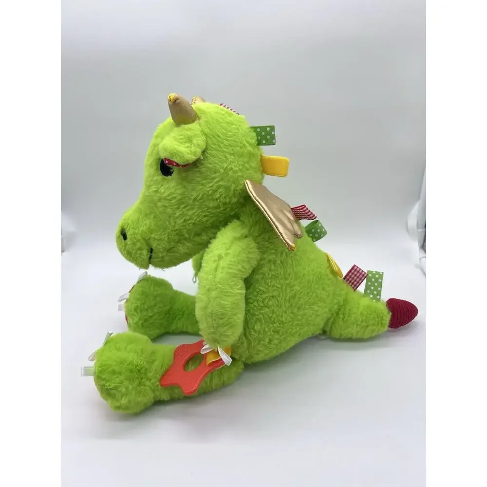Make Believe Ideas Sensory Snuggables Plush Stuffed Animal Dragon Taggy Adorable